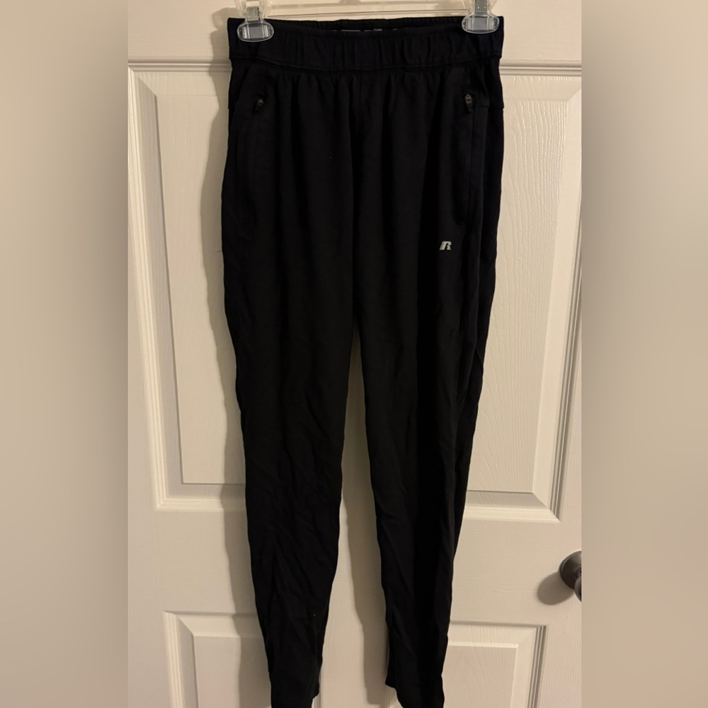 Small Black Joggers With Zipper Pockets